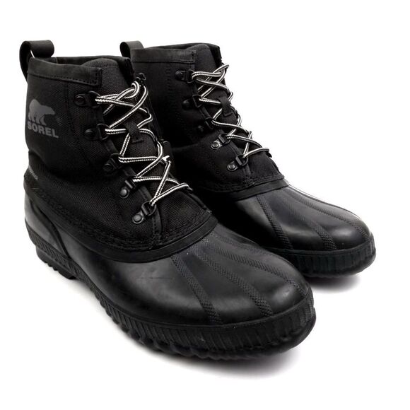 Sorel Cheyanne II Short Nylon Waterproof Duck Boot Black 11 Winter Rain Gorpcore - Picture 3 of 8